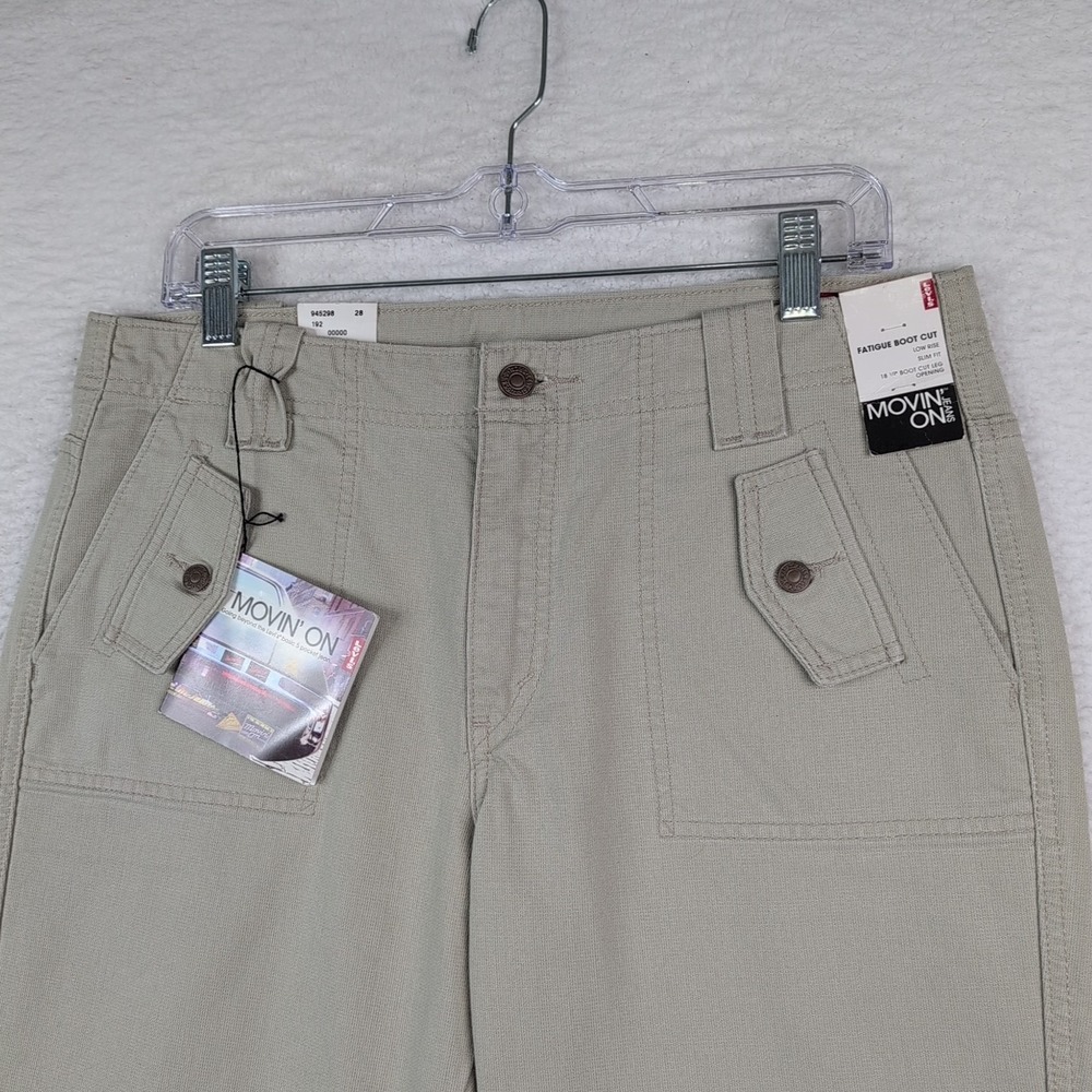 NWT Levi's Movin' On Fatigue Boot Cut Jeans Women's 12 (32x30.5)‎ VTG Y2K